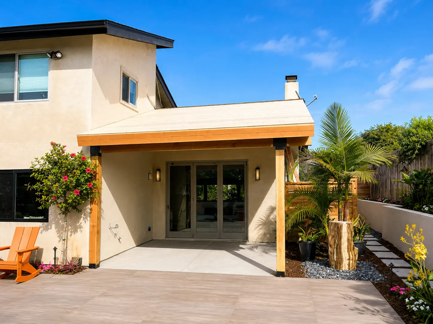 Cedar Post Covered Patio — Outdoor Living by Arnold Barrera Construction
