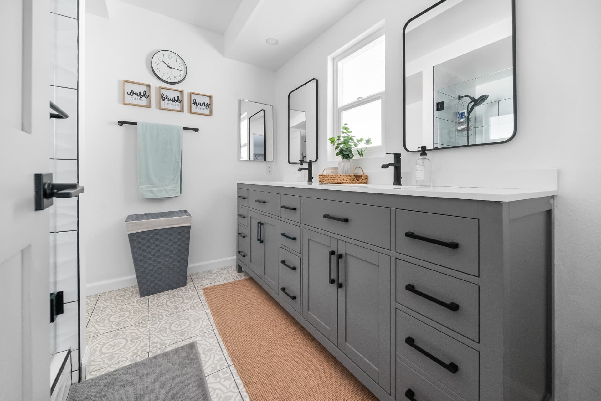 Double Vanity Master Bath — Bathroom Remodels by Arnold Barrera Construction