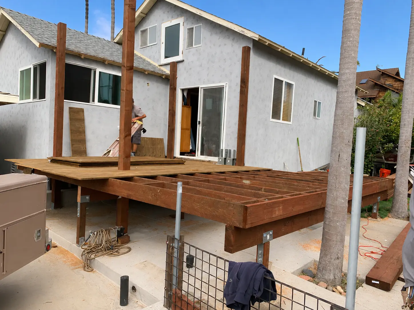 Elevated Backyard Deck Build — Outdoor Living by Arnold Barrera Construction