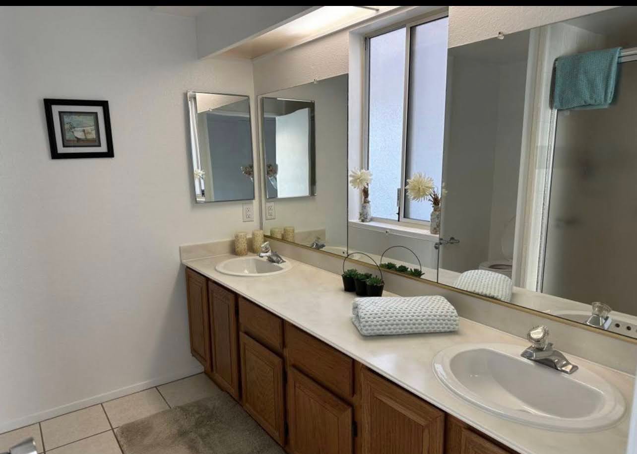 Master bathroom remodel — before